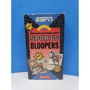 ESPN Amazing Anything Goes Sports Bloopers with Roy Firestone  (VHS Tape 1989)